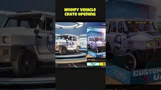 Modify Vehicle Crate Opening #pubgmobile #pubgshorts #pubgcrateopening #pubgcars