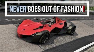 Open top Grand Tour of Nürburgring Nordschleife with BAC Mono