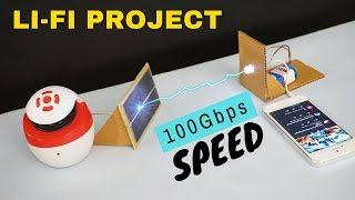 Li-Fi project | How to transmit data with light | Best School science project | Indian LifeHacker