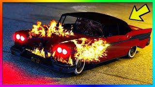 *NEW* How To Spawn The PHANTOM CAR In GTA 5 Online! (Halloween Christine Ghost Car 2023)