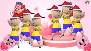 Heo Ủn Ỉn - Heo Vàng Nhảy Cha Cha | Pig Dance Cute | Nhạc Hoạt Hình Con Vật Triệu View, Khu Vui Chơi