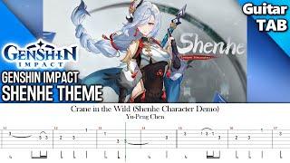 How to Play: Crane in the Wild (Shenhe Character Demo) | Genshin Impact [Guitar Tab] 原神