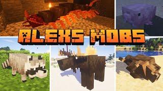 ALEX'S MOBS 1.16.5 #3 - ЕНОТ, ЛОСЬ, ТЮЛЕНЬ И ДРУГИЕ!