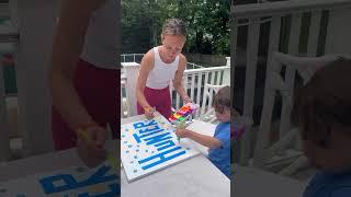 EASY TAPE PAINTING CRAFT FOR KIDS 
