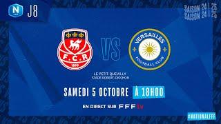 J8 I FC Rouen 1899 vs FC Versailles en replay (0-0) I National FFF 2024-2025