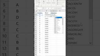 How to Dynamically Sequence Data in Excel #shorts