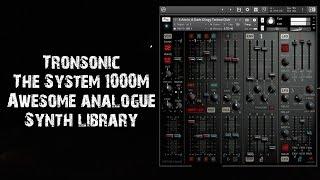 Tronsonic - The System 1000M, Awesome sounding analog library