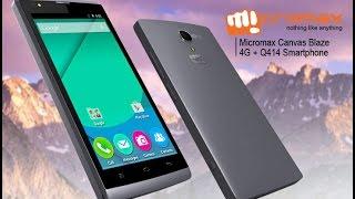 Удаление Google аккаунт на Micromax Canvas Blaze 4G+ Q414. Bypass Google account on Micromax  Q414 |