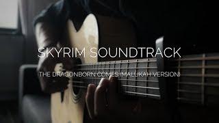 Skyrim Theme Song - The Dragonborn Comes (Malukah's Version) Fingerstyle Guitar Cover