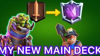 ROAD TO ULTIMATE CHAMPION WITH MY *NEW DECK* - Clash Royale (Part 1)