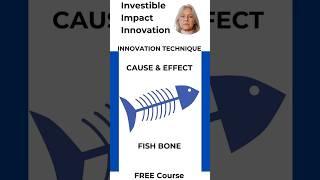 Impact Innovation Technique: Cause & Effect - Fish Bone - Investible Impact Innovation, free course