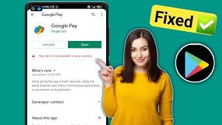 How to Fix This Item is not available in your Country in Google Play Store
