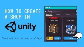 Shop Tutorial Unity - [2021]