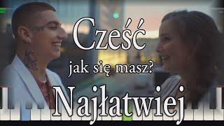 Sobel & sanah "Cześć, jak się masz?-łatwa-podkład-pianino-piano-cover-keyboard-karaoke-tutorial-nuty