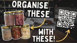 Pantry Organisation Made Easy... With QR Codes?! | How I Organise My Small UK Homestead Pantry