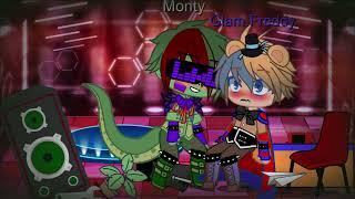 || freddy x Monty || Gacha Club || Security Breach || Inspired by ME kay