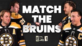 Bruins Compete In Ultimate Teammate Trivia Challenge | Match the Bruins Ep. 1