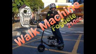 Walk Machine 210cc Testando Esse Foguete, Walk Machine Envenenado Muito Veloz .