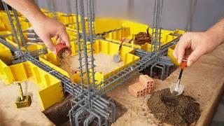 Man Builds 5-Floor Building With Mini Bricks | Small-Scale DIY @OUROBOROS-ARQ192