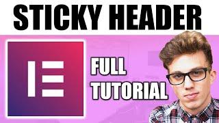 Make A Sticky Header On Elementor For Free (Full Tutorial)