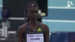 Fatima Diame | Long Jump Pas-de-Calais World Indoor Tour 2022 | Short Highlights #shorts