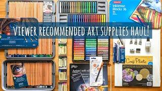 Big Jackson's & Amazon Art Haul: Schmincke, Derwent Lightfast, Inktense, Roman Szmal, Sennelier etc.