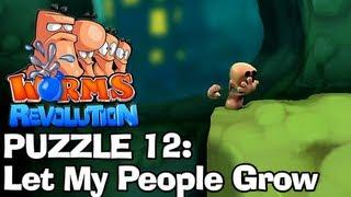 Worms Revolution: Puzzle 12 - Let My People Grow (Puzzles Walkthrough)