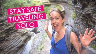 HOW TO STAY SAFE WHEN TRAVELING ALONE | Solo Travel Safety Tips | Traveling Alone As A Woman