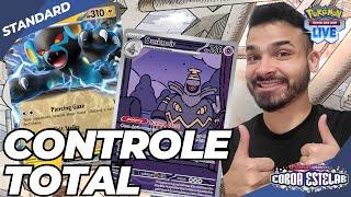 Controle o oponente de maneira AGRESSIVA com Luxray ex! | Gameplay Pokémon TCG Live