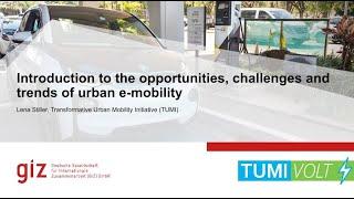 Introduction to the opportunities, challenges and trends of urban e-mobility