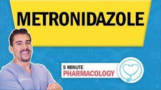 Pharmacology - Metronidazole Antibiotics  nursing RN PN NCLEX