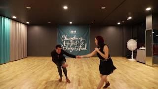 Lindyhop Social Demo - Felipe Braga & Lucile Pinteaux @ CLEF 2019 천안 스윙댄스 동호회 스윙하이 린디합