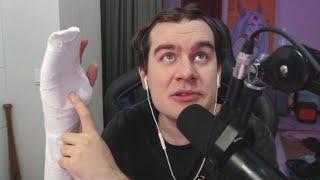 БРАТИШКИН СЛОМАЛ ПАЛЕЦ НА РУКЕ (как это произошло)