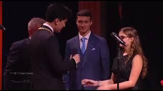 Dimash receiving Karic Brothers Award "Architect of the Music Bridges"/Belgrade,Serbia Dec-3-23 #dq