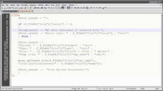 PHP - How to Upload a File to Your PHP Web Server - HTML Form and PHP Script Tutorial.avi