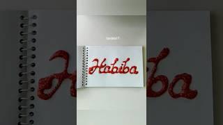 Name art #foryou #sanjida17 #name #world #shorts #trending #glitter