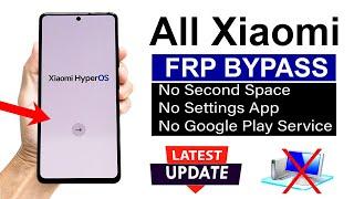 All Xiaomi Hyper OS FRP Unlock/ Google Account Bypass - No Settings - NEW METHOD (Without Pc)