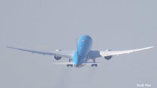 PH-BHL - KLM 787 Dreamliner taking off from MSP with extended climbout