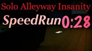 Roblox Specter - Alleyway Insanity - Solo Speedrun - 0:28