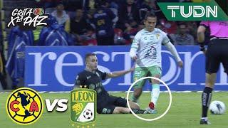 Le quitan la roja a Fidalgo, expulsan a Rodríguez | América 1-0 León | Grita México C22 - J15 | TUDN