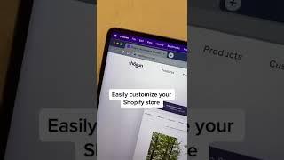 How to customize your Shopify store #onlinebusinesstips #shopifytips #businesstips #smallbusinessti
