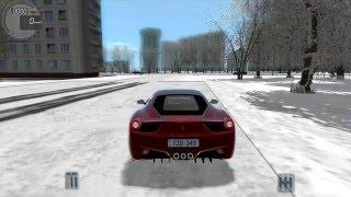 #0006 City Car Driving 1.5.0 Ferrari 458 ITALIA Test Drive Crash #01