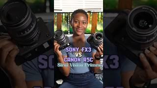 Sony FX3 vs Canon R5C Using the Sirui Vision Prime Lens – Let’s Compare