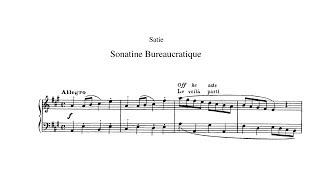 Erik Satie ~1917~ Sonatine Bureaucratique