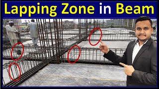 Basic Rules for Lapping length in Beam - Lap length in RCC Beam || By CivilGuruji