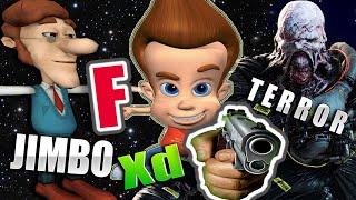 Jimmy neutrón y su Papá xd VS. Los ZOMBIES & Nemesis WTF JAJAJ - Gmod TERROR roleplay