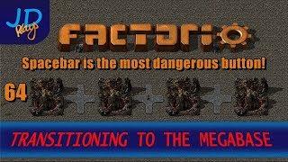 Factorio 0 16 Transitioning to the MEGABASE EP64 Spacebar is the most dangerous button!