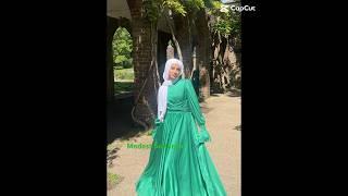 Beautiful Green Dress #hijabers #hijabi #hijabista #hijabiz #hijabfashion #modesty #modestfashion