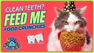 Cat Food Crunchies for Cleaner Teeth - 1001 PAWSIES - School of Heroes for Animals - For Kids!