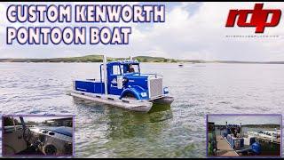 KENWORTH Semi-Truck Pontoon Boat! - Possum Kingdom Lake